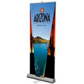 Dual Layered Retractable (Roll Up) Banner Stand - Wedge Down Style